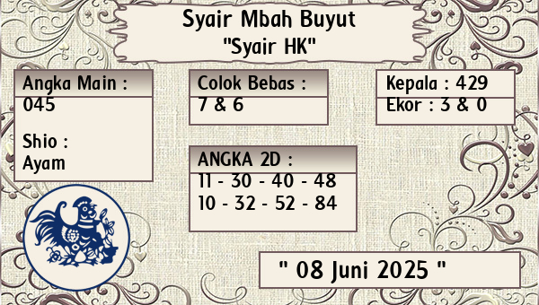 Syair Mbah Buyut - Syair HK